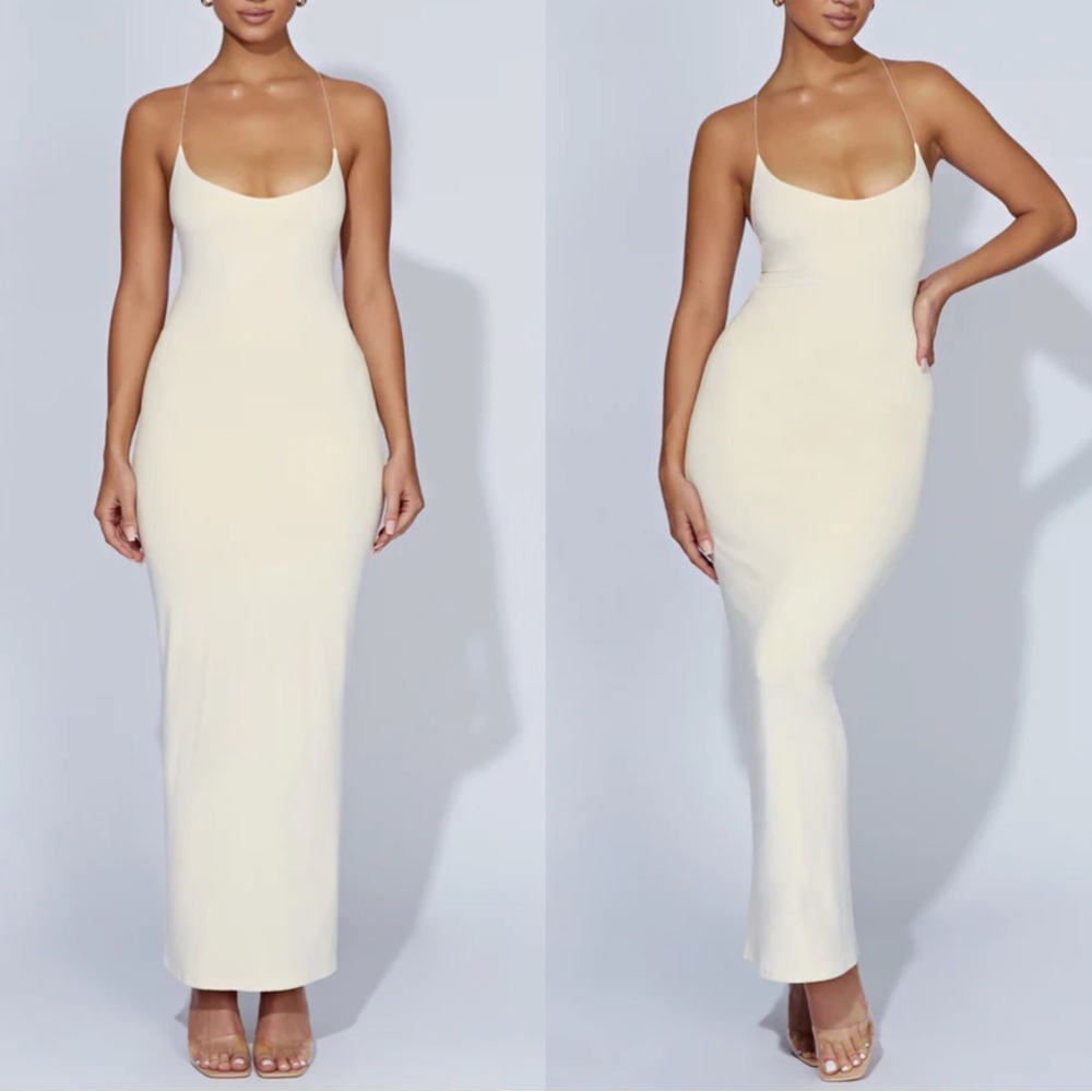 Meshki Sabine Backless Maxi Dress